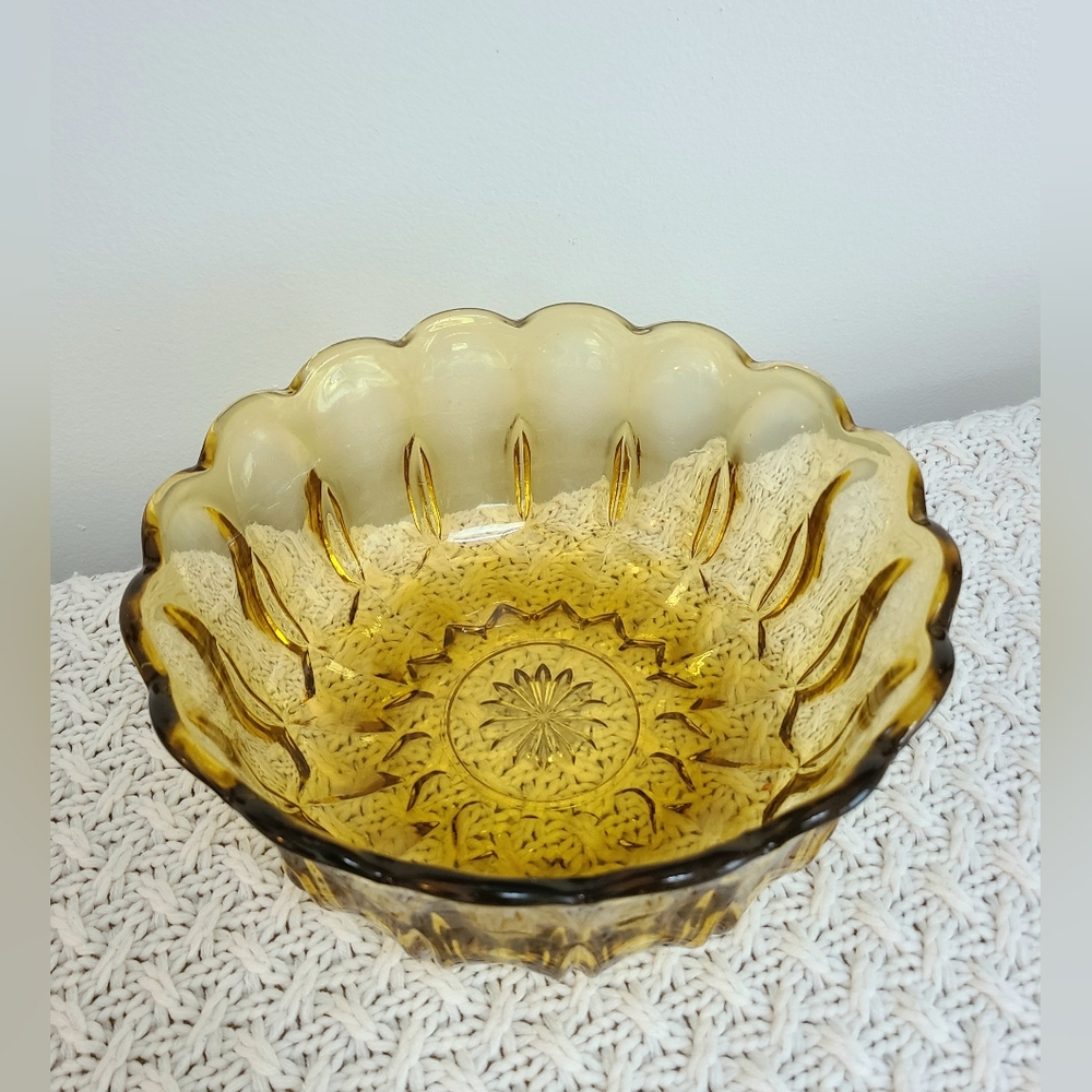 ☀️ VINTAGE Depression glass bowl ☀️